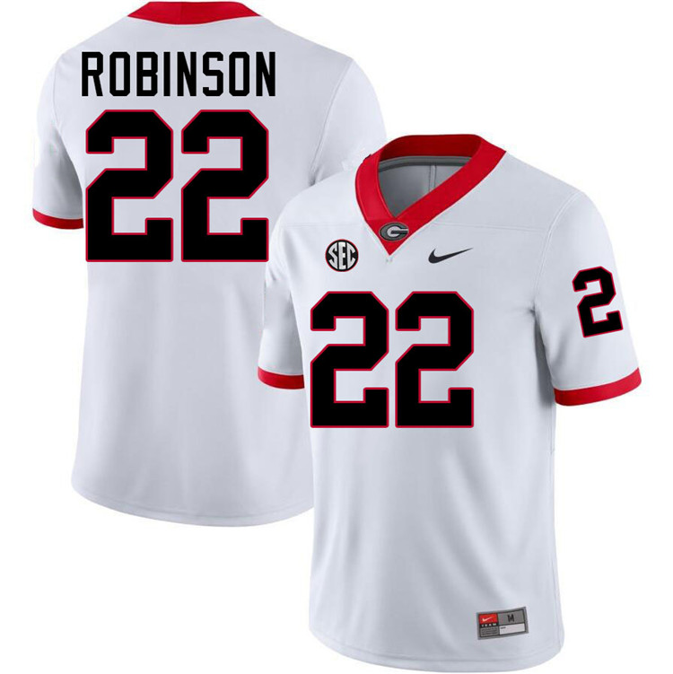 Branson Robinson Georgia Jersey,University Of Georgia Bulldogs Football Jersey,Uniforms,Gears-White